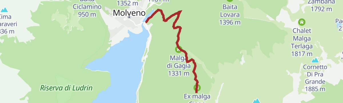 Route map: 805 "Secret Trail"